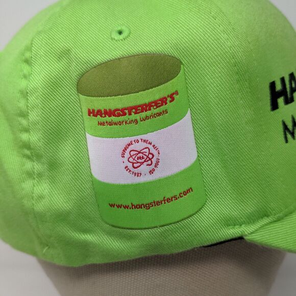 Hangsterfers Metalworking Lubricants Baseball Cap Embroidered Green Flexfit L/XL - Picture 8 of 13